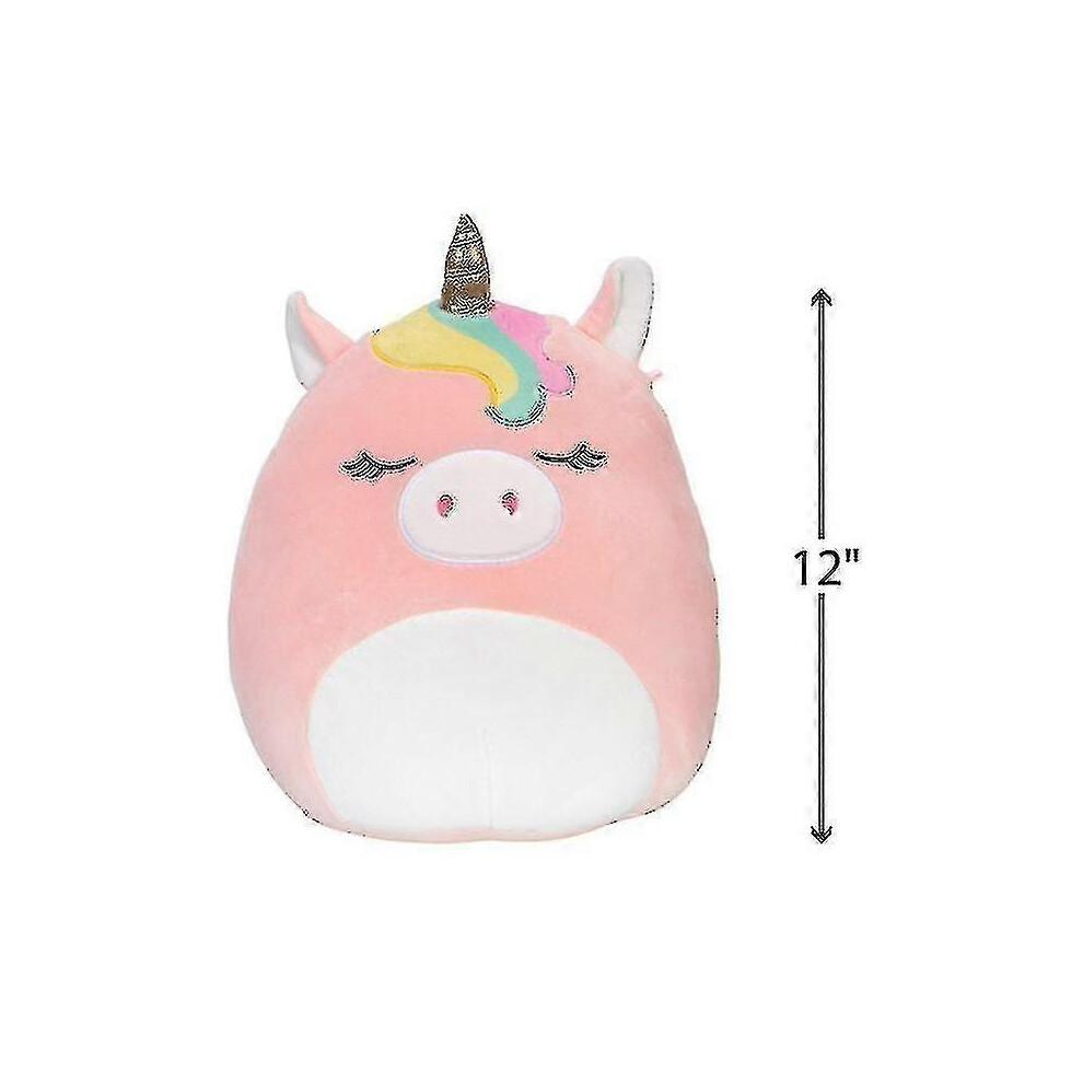 Plush 12" Ilene The Pink Unicorn- Ultrasoft Stuffed Animal Plush Toy
