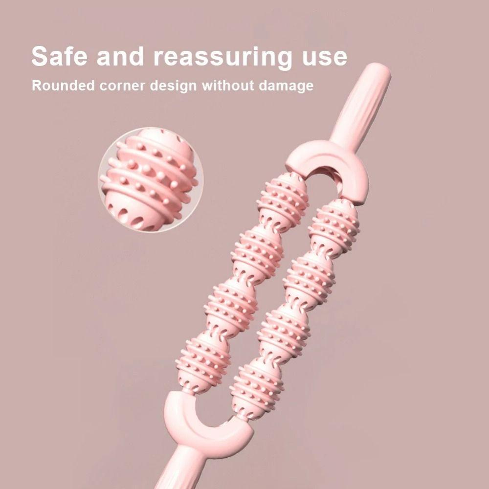 Multifunction Roller Ball Massage Stick Anti Cellulite Fascia Stick Yoga Massage Stick  Calves