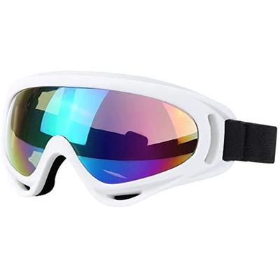 AMAPC Ski and Snow Goggles 2023 Snowboard Comfortable UV UV400 Ultra for Snowy and White Goggles, Fit, Anti-Fog, 100% Protection, Windproof,