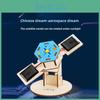 Simulated Wooden Artificial Satellite Assembly Model Children Puzzle Toy Set For Kids Learning