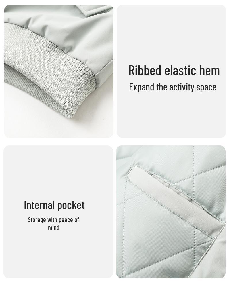 Men's Versatile Hooded Thick Cotton Padded Winter Jacket for Climbing and Sports