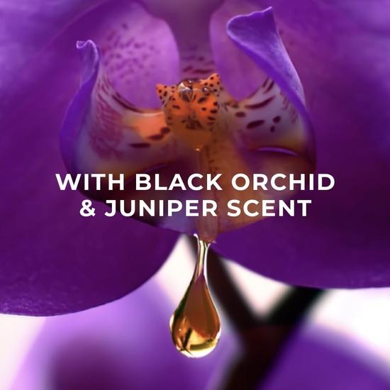 Gel Douche Lux, Parfum Orchidée Noire & Huile de Genévrier, Gel Douche pour le Corps avec Glycérine pour une Peau Douce, Parfum Longue Durée, Sans Parabènes, 245 ml