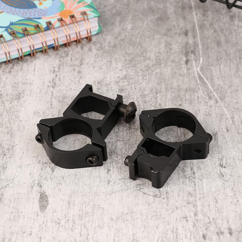 2Pcs Hunting Rifle Scope Mounts Ring For Dia 25.4Mm Tube Scopes 11Mm 20Mm Dovetail Picatinny Rail Tactical Flashlight Mount