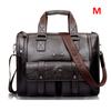 Männer Leder Schwarz Aktentasche Business Handtasche Messenger Taschen Männlichen Vintage Schulter Tasche männer Große Laptop Reisetaschen Heißer XA177ZC