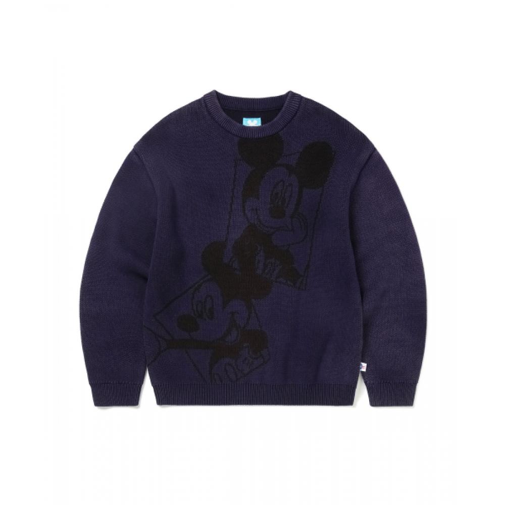 Thisisneverthat Tnt Mickey Frame Knit Navy S