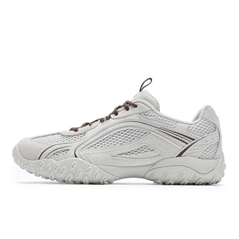 FILA Pebble Retro Series Versatile Comfortable Trendy Casual Low-Top Running Shoes Women sneaker Pale-Gray F12W512157FMB