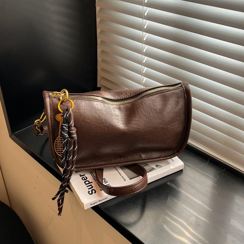 Maillard retro bag women s new niche fashion versatile shoulder messenger bag чёрный