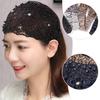 4 Pcs Lace Headbands For Women,Wide Floral Pearl Lace Elastic Headbands Hair Accessories For Women