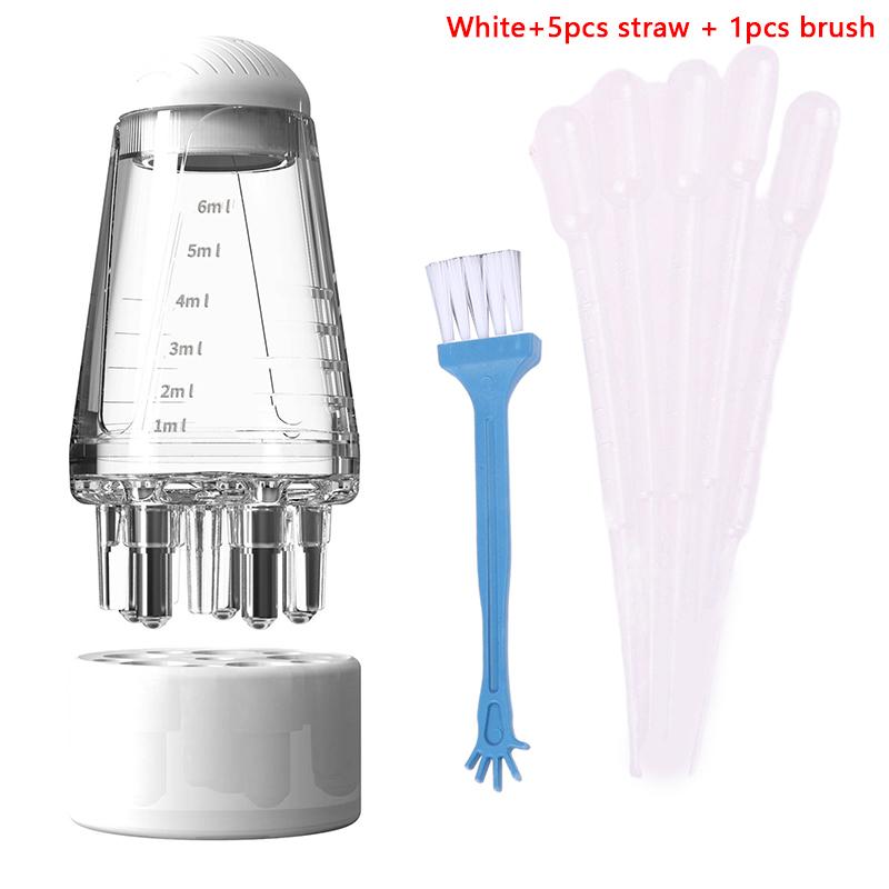 

Аппликатор для кожи головы 1-6 мл Эссенция Жидкость для роста волос Массажная головка Шарик Доставка лекарств Мазок Жидкость Направляющая Расческа белый