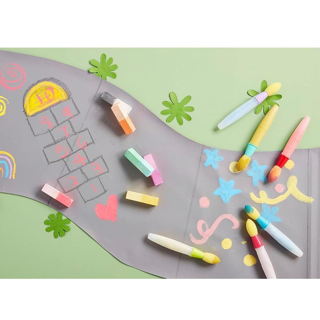 Washable Sidewalk Chalk Paint Brush Set Suitable For Teenagers And Children
