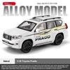 1/18 TOYOTA Land Cruiser Prado Off Road SUV Alloy Metal Car Model Diecasts Casting Sound and Light Car Toys for Children Vehicle