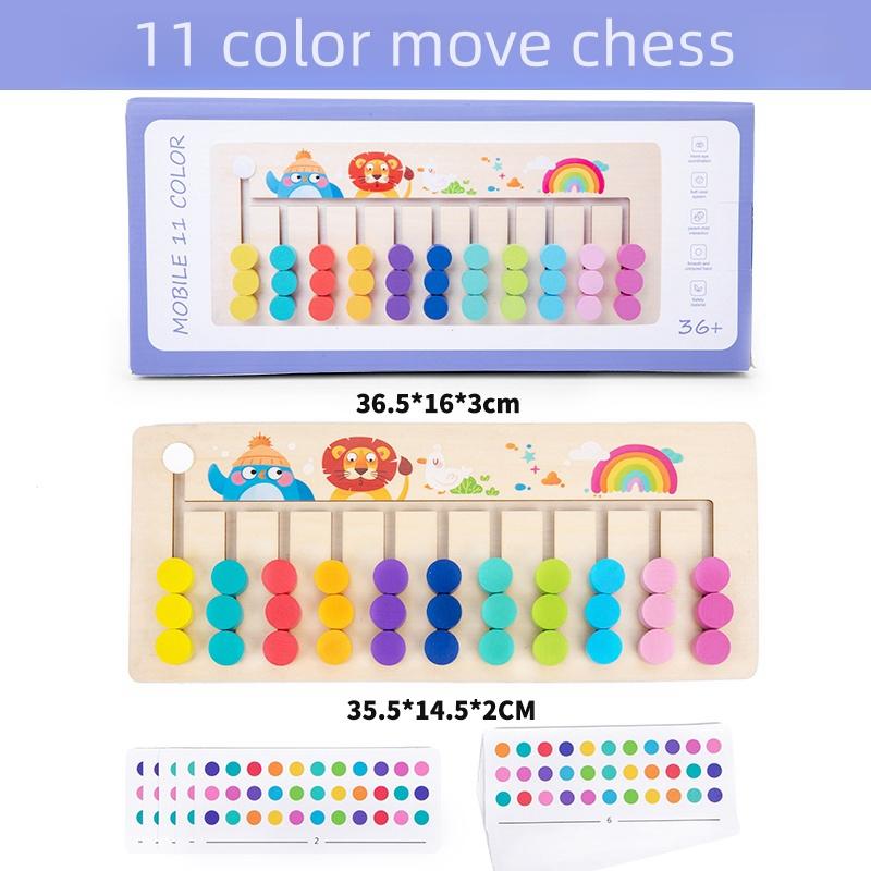 Multi Color Mobile Game Chess Vs Montessori Logical Thinking Training for Children's Puzzle Tabletop Toys