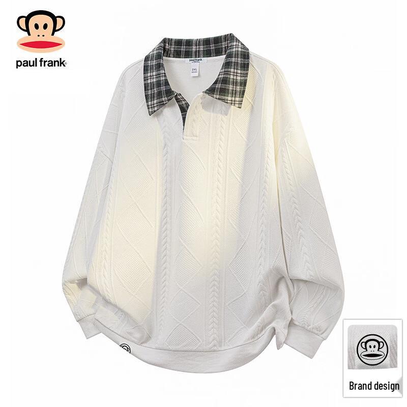 Paul Frank Men s Plaid Long Sleeve T-Shirt 6XL