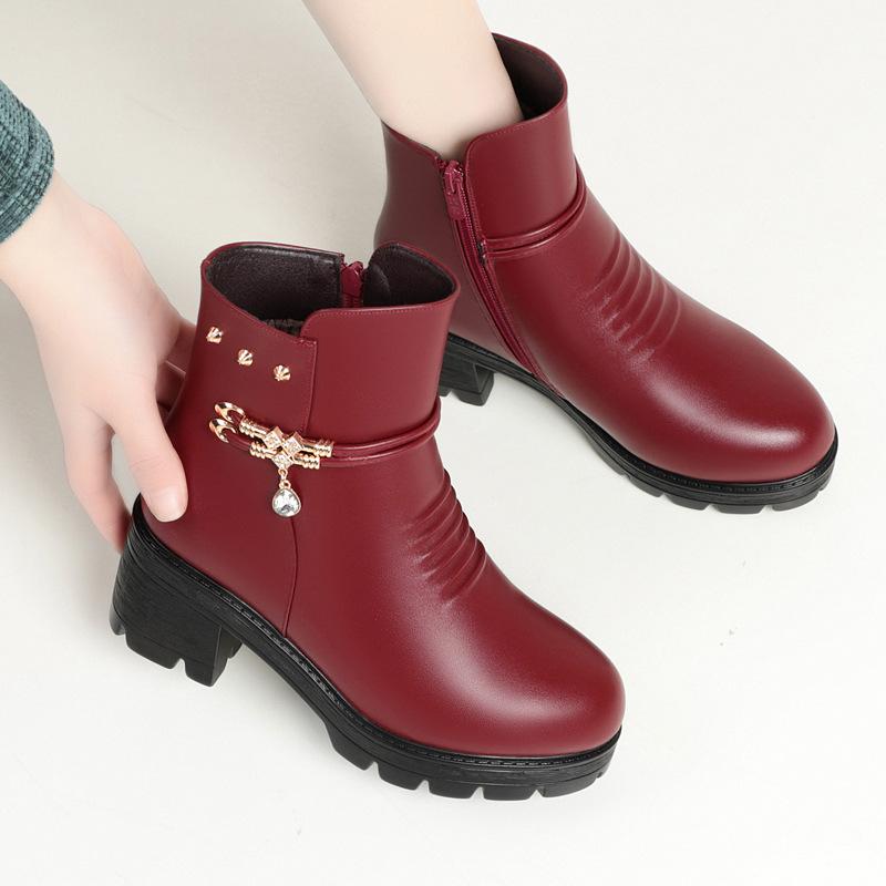 Women Boots Winter Thick Wool Snow Boot Women's Winter Shoes