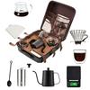 Set Portatile da Caffè Pour-Over da Esterno con Macinacaffè - Ideale per il Campeggio