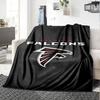 Falcons Logo Print Flannel Blanket High Quality Warm Comfortable Cover for All Seasons Perfect for Gifts Home Decor