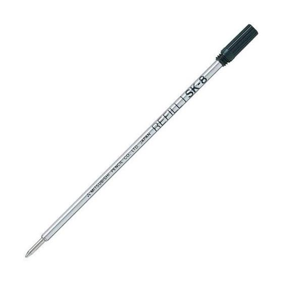 Mitsubishi Pencil oil-based ballpoint pen refill black SK-8 set of 2
