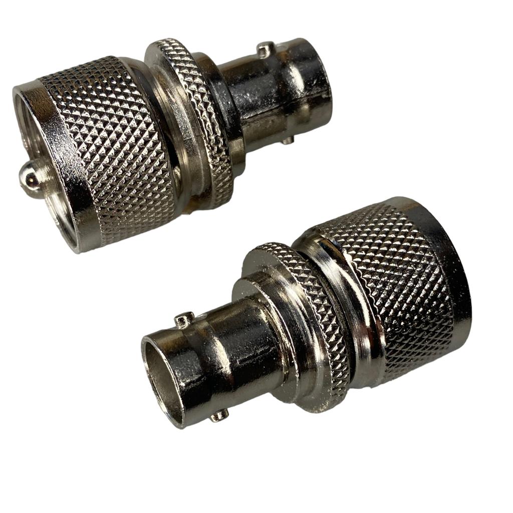BNC socket / UHF plug adapter