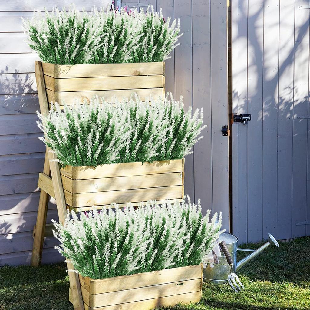 30pcs Artificial Plastic Plants Multicolor Lavender Vase Home Decora Wedding Bridal Bouquet Household Product Diy Outdoor Garden