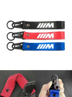Motorcycle Keychain Lanyard Hanging Strap with Metal Key Ring For M F10 F20 E83 E90 E92 E93 X1 X5 X6 F30 G03 E43 E53 E63 E84 Bljm36