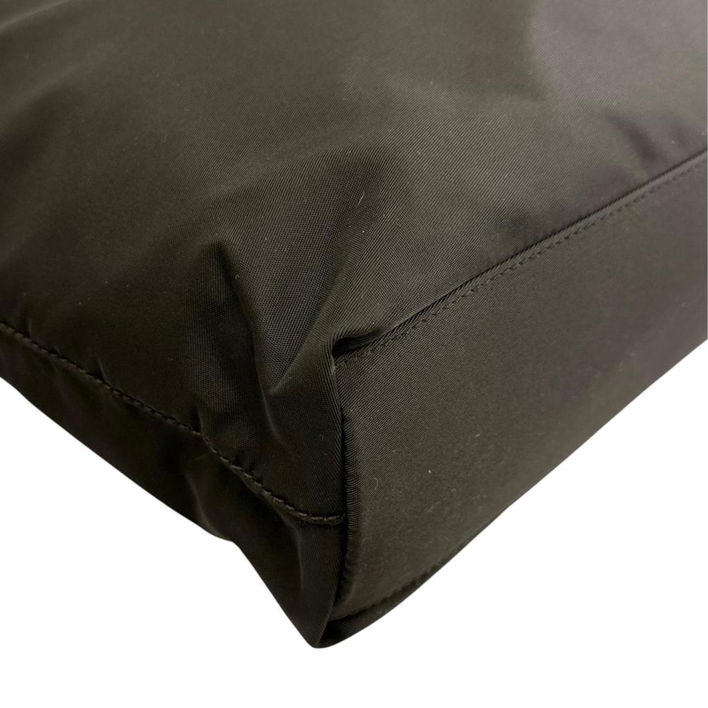 PRADA Triangular logo B6242 Handbag black Women used