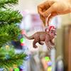 Dinosaurier Weihnachtsbaum Drachen Ornamente 2D Dinosaurier Auto Rückspiegel Anhänger Heimdeko