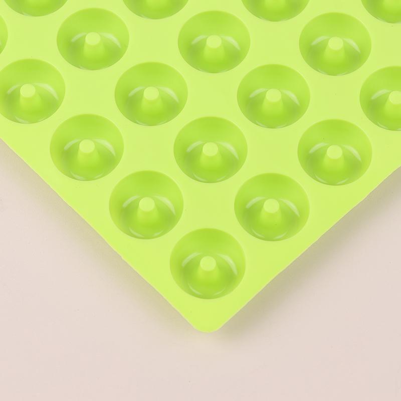 48 Cavity Mini Doughnut Pan Silicone Mold Jelly Candy Chocolate Mold Diy Mini Donuts Party Kitchen Baking Mold Snacks Maker