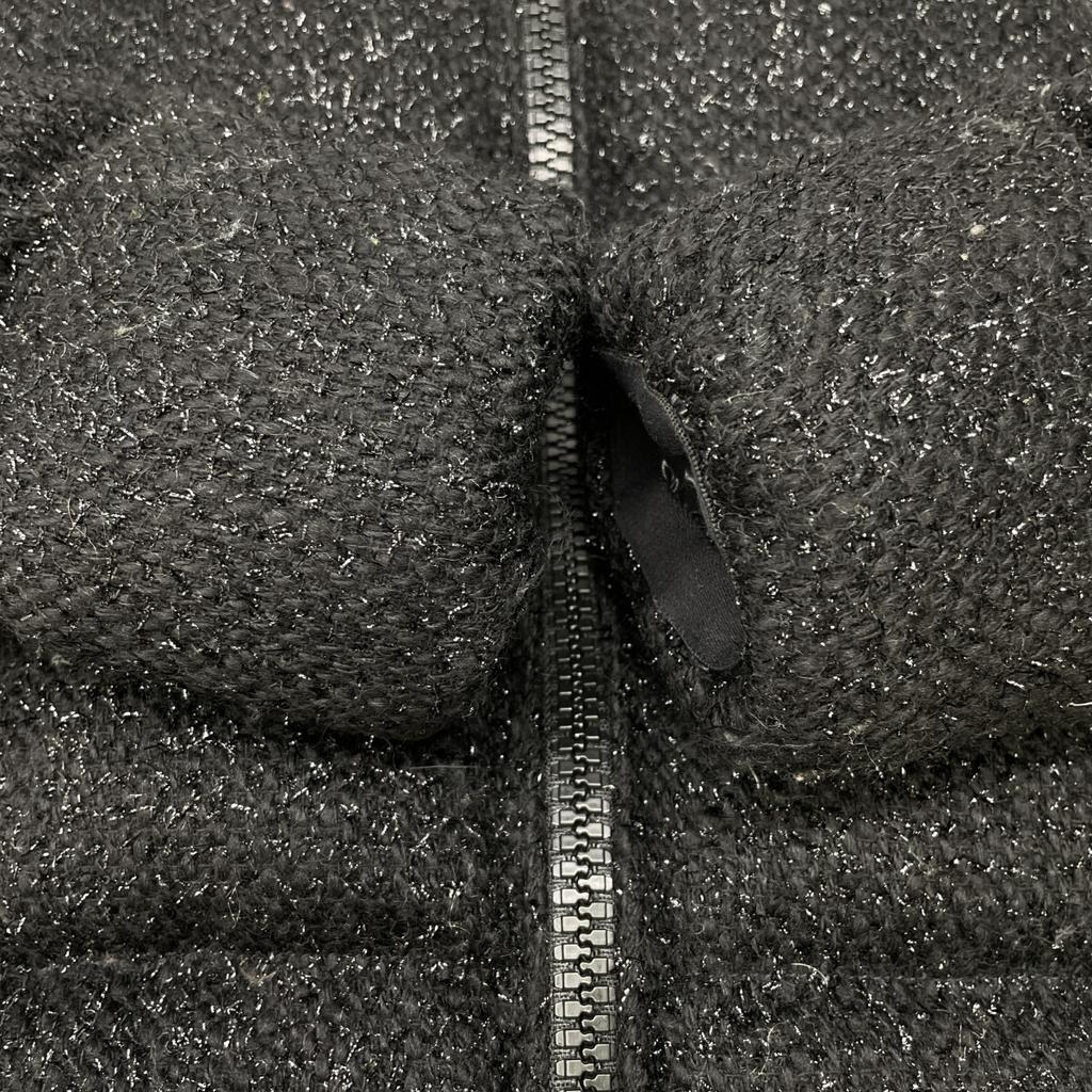 MONCLER Parallel RATEL Black Lamette Tweet Short Down Jacket Jacket 00 blackUsed