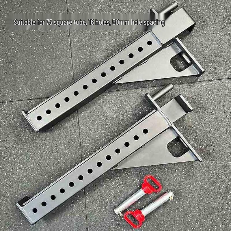 WEZHO Squat Rack Long Arm Safety Bar