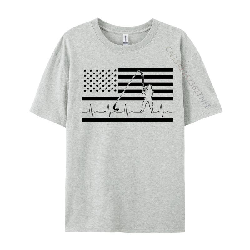 2024 Student Tees Heartbeat Flag Tshirt 100 Cotton Short Sleeve T Shirt O Neck Graphic Tee Shirt