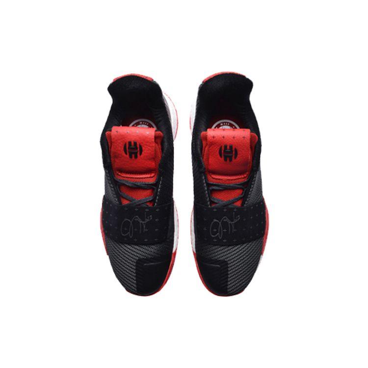 Adidas Harden Vol.3 Fabric Shock Absorption Durable Low Top Basketball Shoes Men Sneakers Black Red G54767
