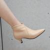 Botines cortos para mujer para otoño e invierno de 2025 con un diseño de felpa y botines para mujer.