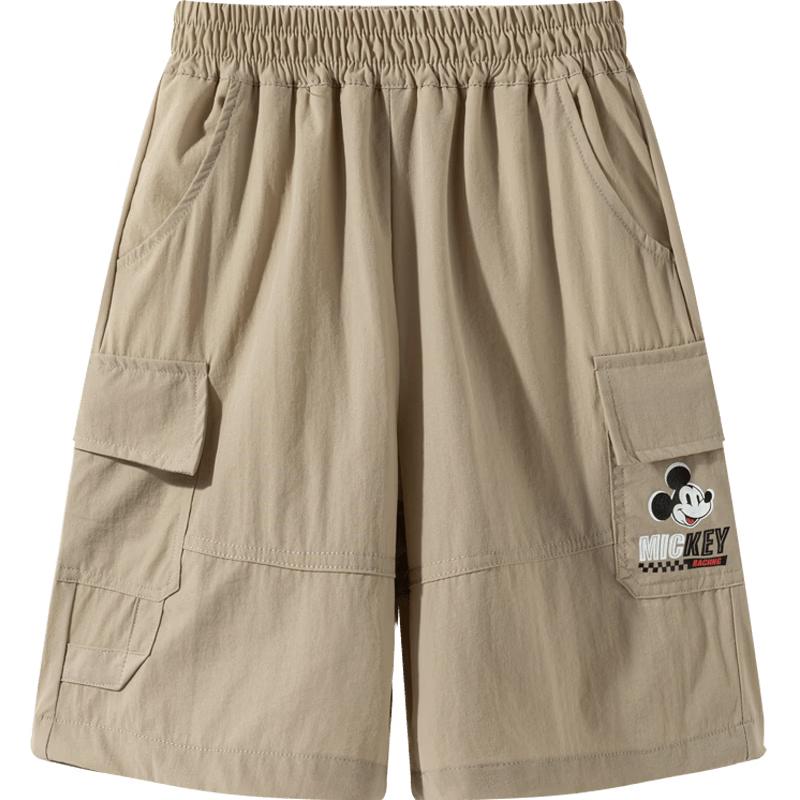 Disney Mickey Boys Summer Lightweight Cargo Capri Pants 120/56