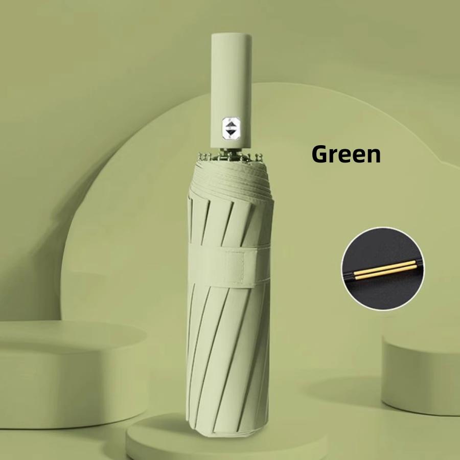 24 Bones 106cm Automatic Umbrella for Men and Women Outside Large Folding Rain and Sunshine Umbrella