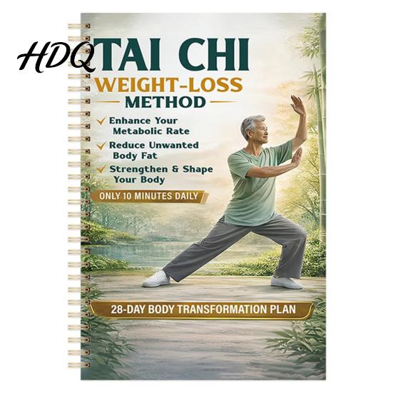 Beginner Tai Chi Guide Daily Practice Planner Seniors Beginners 28-Day Fitness Training Log Improve Balance Wellness Strength Weight Loss Book