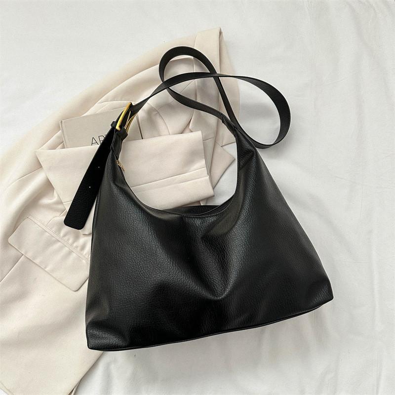 Chic Minimalist Large Pu Shoulder Bag For Women Perfect For Daily Commuting