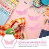 12Pcs Angel Wings Decorative Patches Pink Mini DIY Craft Accessories for Clothes Bags Jackets Costume Gift Craftwork