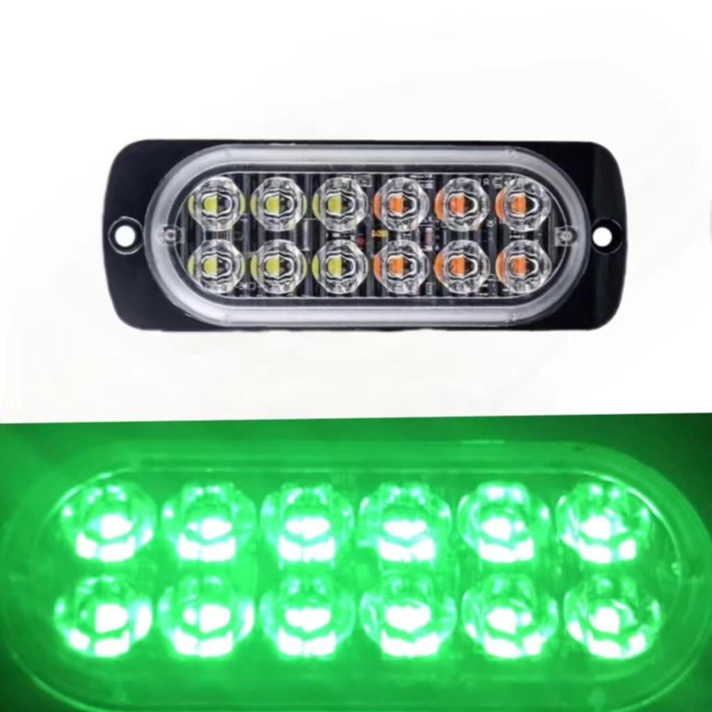12LED Car Emergency Strobe Lights Truck Side Light 12V 24V Trailer Motorcycle Flashing Beacon Lamp Warning Police Lamps