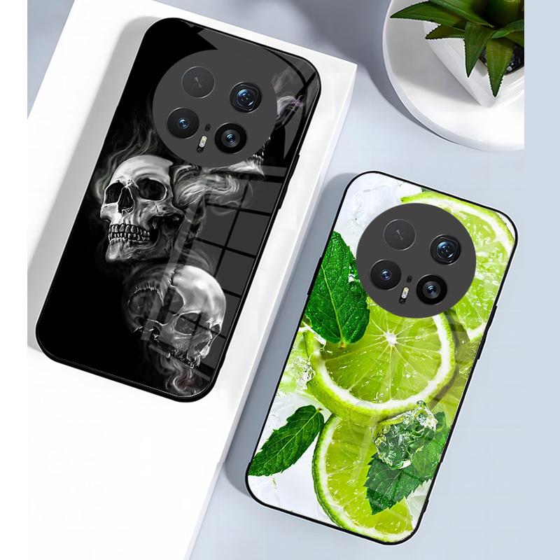 For Magic8 Pro Case Cover For Honor Magic 7 8 Lite 5 6 Magic6 Magic8 Pro Tempered Glass Phone Cases Camera Protection Funda Etui