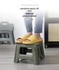 Collapsible Plastic Stool for Camping, Fishing, Storage & Shoe Changing