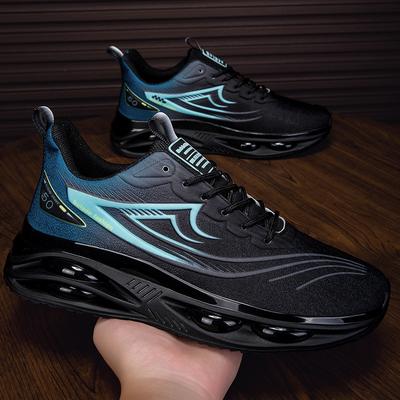 New Casual Men's Breathable Mesh Sports Running Shoes, Lightweight and Fashionable Men's Sports Shoes