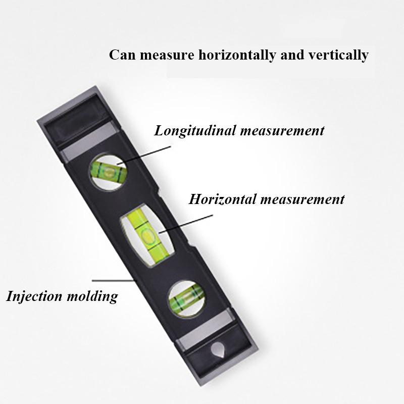 15cm Spirit Level 3 Bubble Level Magnetic Torpedo Gradienter Level Portable Level Ruler Measuring Tool