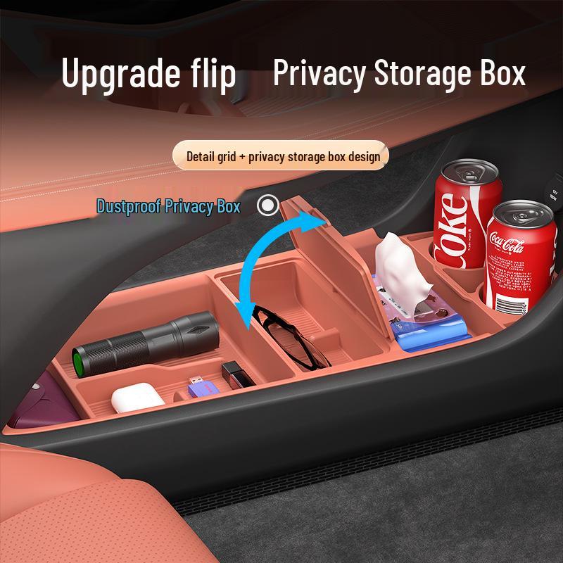 2024 L60 Center Console Silicone Glasses Holder & Interior Storage Box