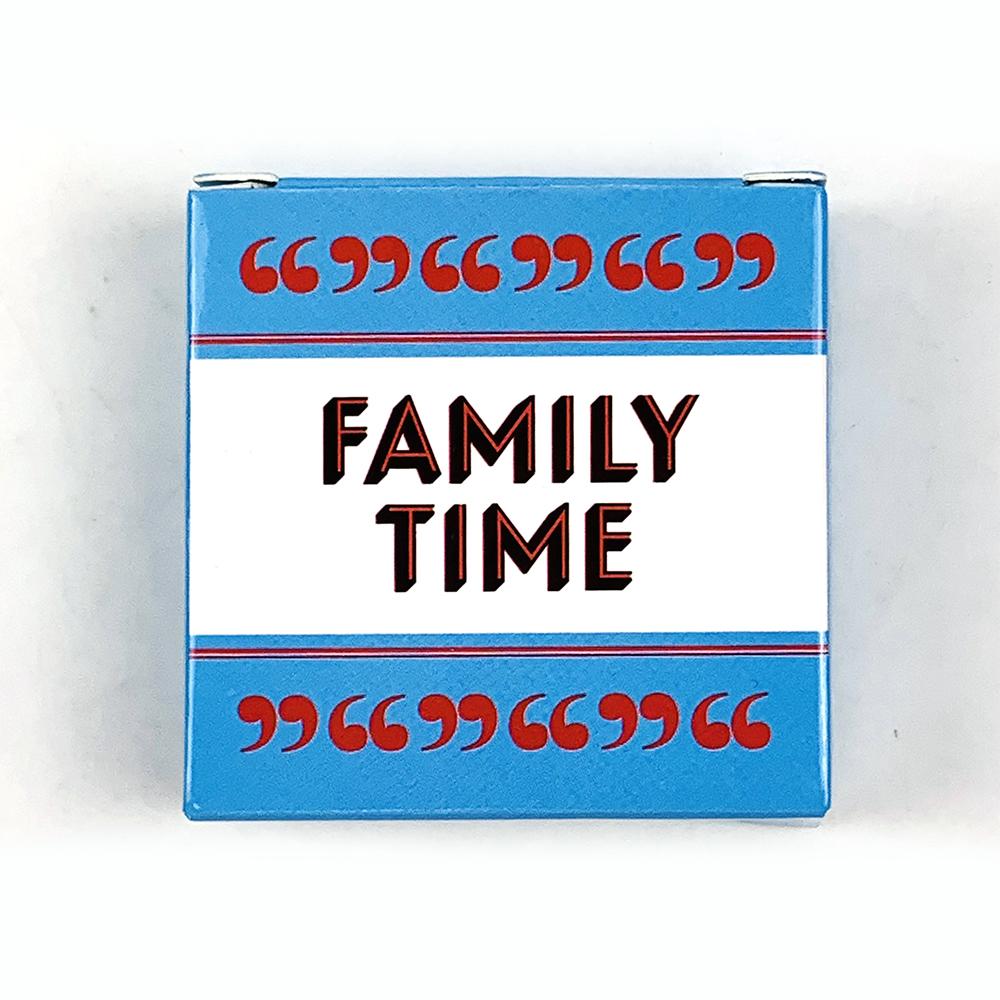 Mini Size Family Time Board Games For Family Gatherings 50 Conversation Cards After Dinner Amusements Game Portable Camping Game