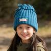 Unisex Children's Knitted Wool Hat and Neck Gaiter - Warm, Stylish, and Versatile for Autumn and Winter