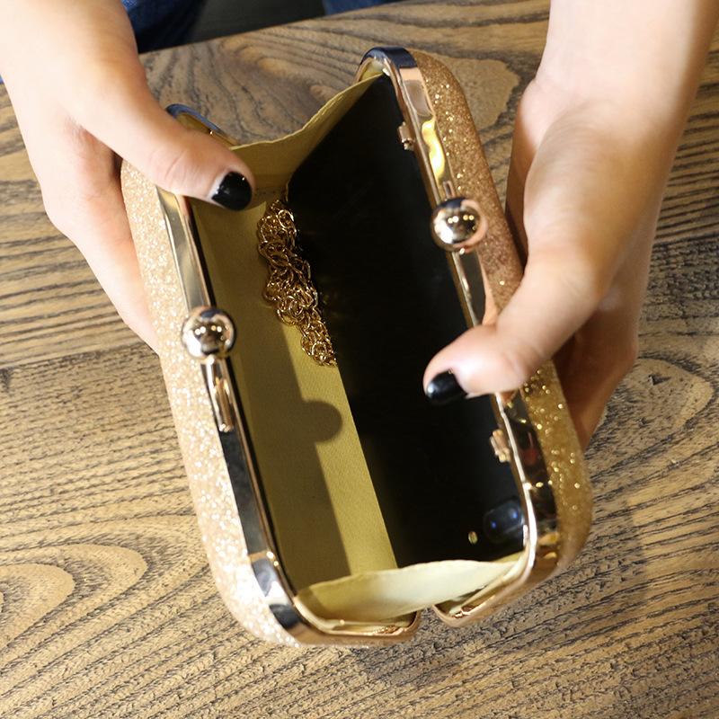 Geantă crossbody personalizată și la modă, geantă mini cu clip pentru cină, geantă cu lanț, geantă de damă cu un singur umăr, de mână