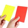 NUOLUX Referee Cards, Warning Cards, Soccer Red Cards, Yellow Cards, 10-Pack, Light-Surfaced PVC Referee Equipment Set for Football, Futsal, and More