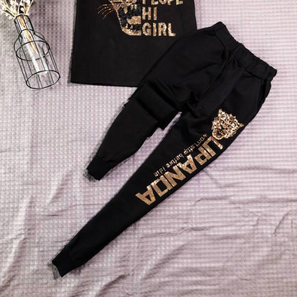 2023 Sommer Stilvoller Übergrößen Damen Zweiteiler mit Hot-Diamond-Design