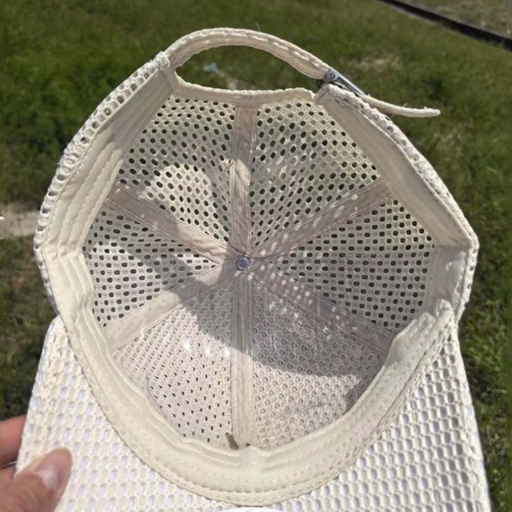 300mA Rechargeable Fan Hat Portable Cooling Mesh Peaked Cap Solar Powered Fan Baseball Cap Travel