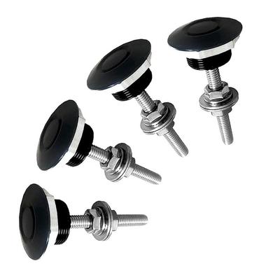 4 szt. Uniwersalny aluminiowy zderzak szybkozłączki zestaw do bagażnika samochodu błotnik klapa zderzak maska wymiana zamka